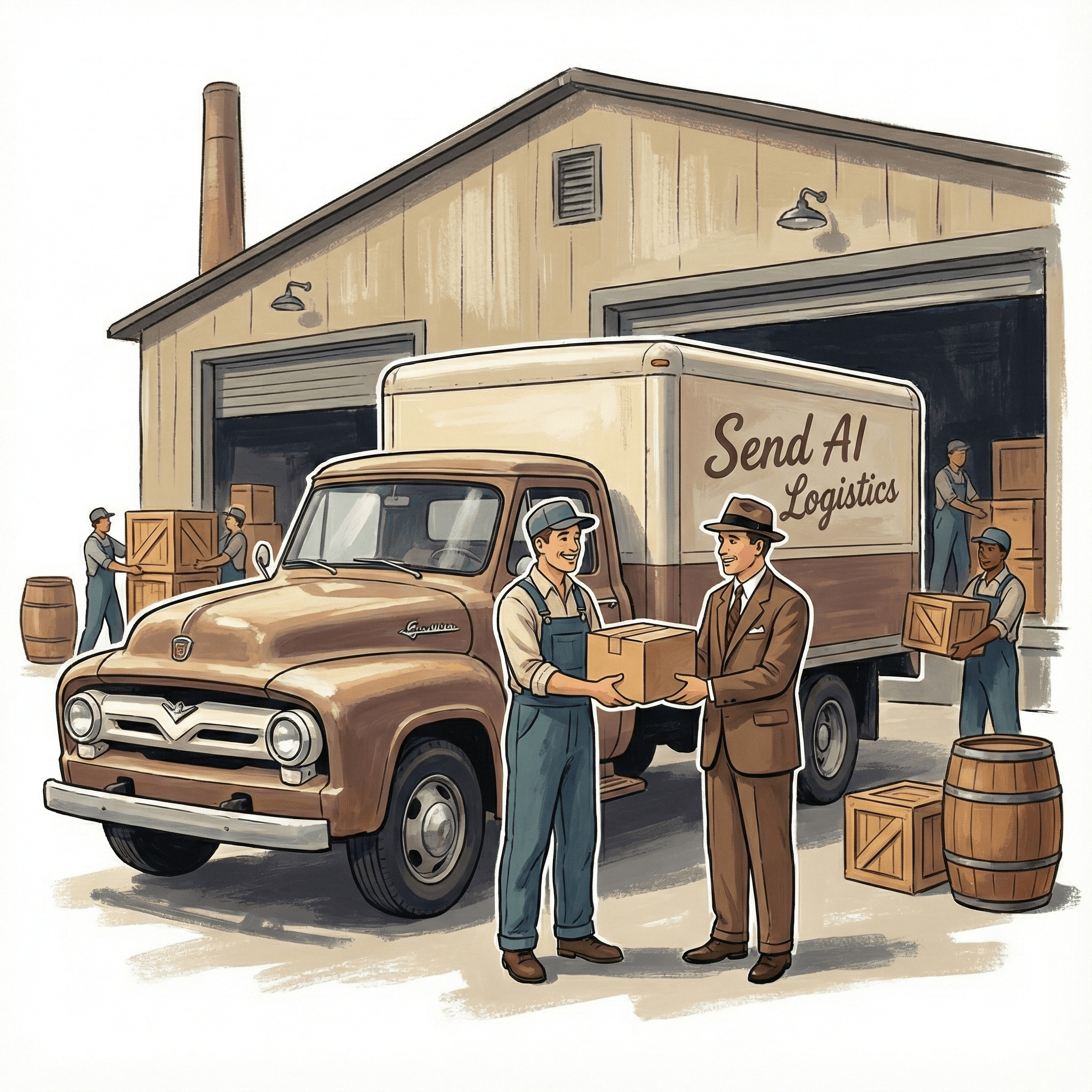 Mission abstract shape